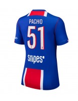 Paris Saint-Germain Willian Pacho #51 Domácí Dres pro Dámské 2026-27 Krátký Rukáv